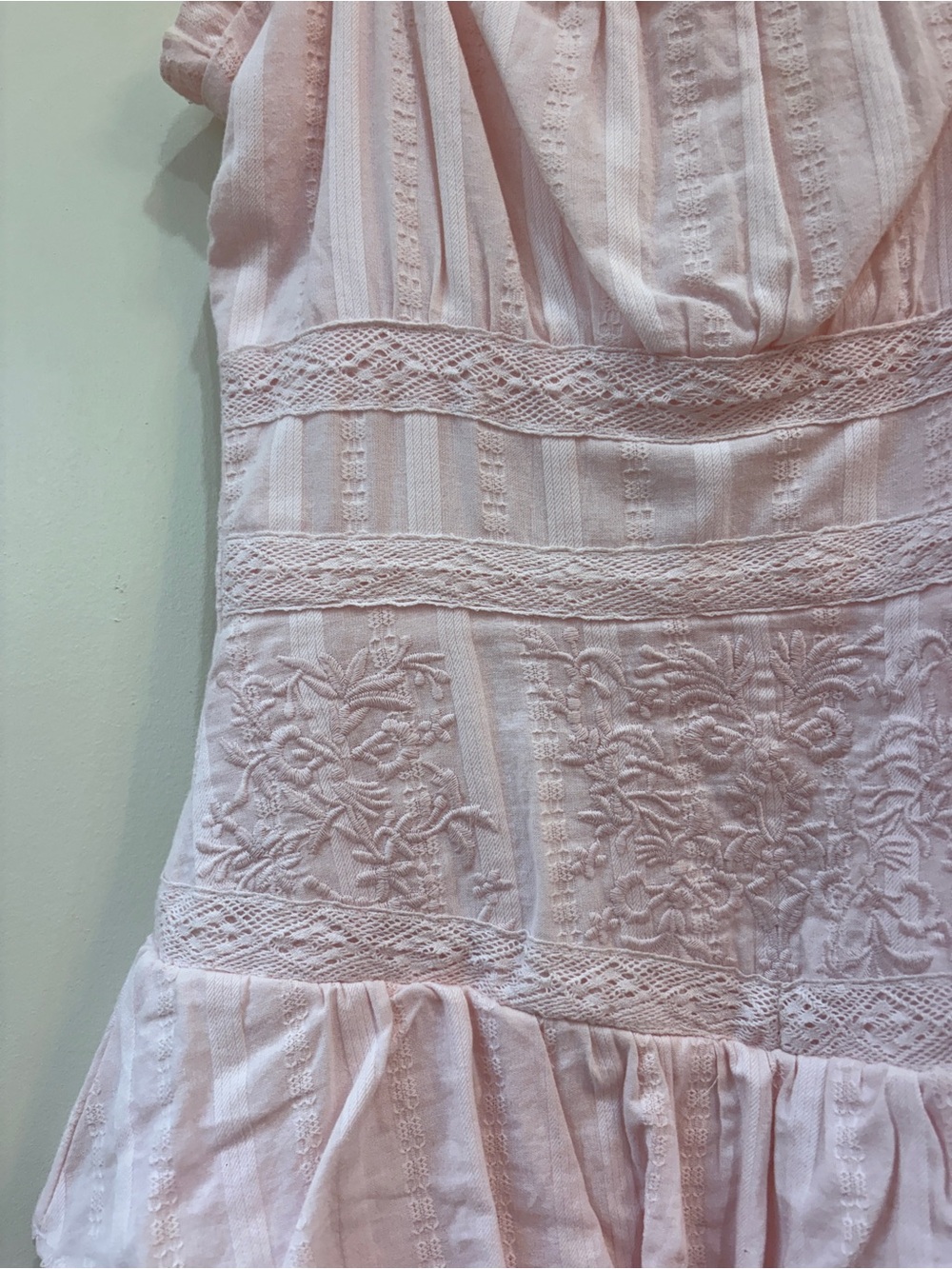 Altar'd State Light Pink Ruffle Mini Dress - Picture 2 of 4